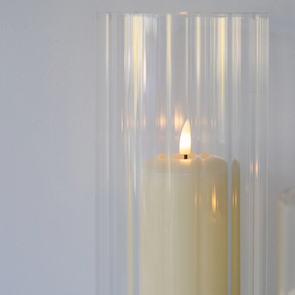 Ivory Church Candles LED - Tall