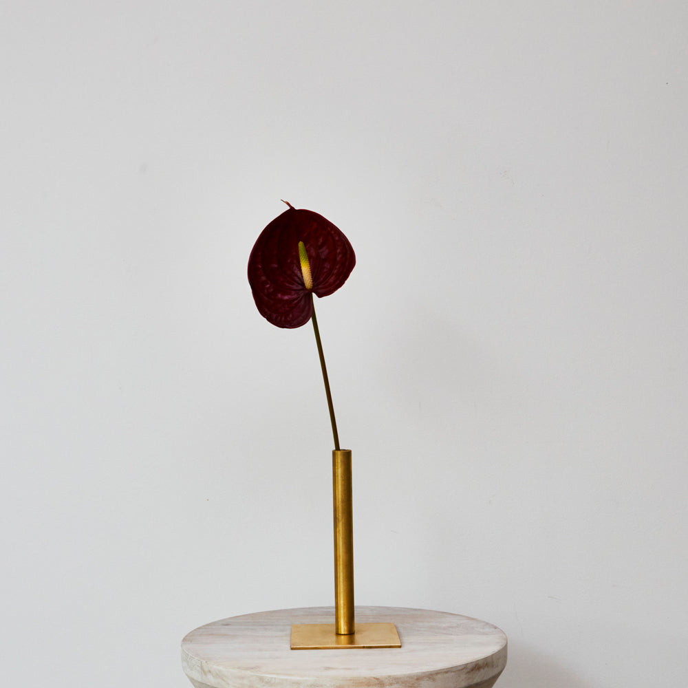 Brushed Brass Bud Vases