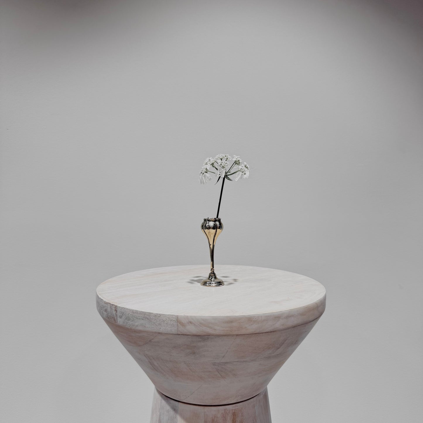 Silver Tulip Bud Vase - small