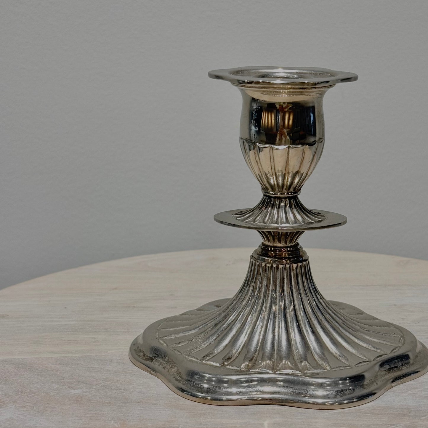 Silver Gadrooned Candlestick