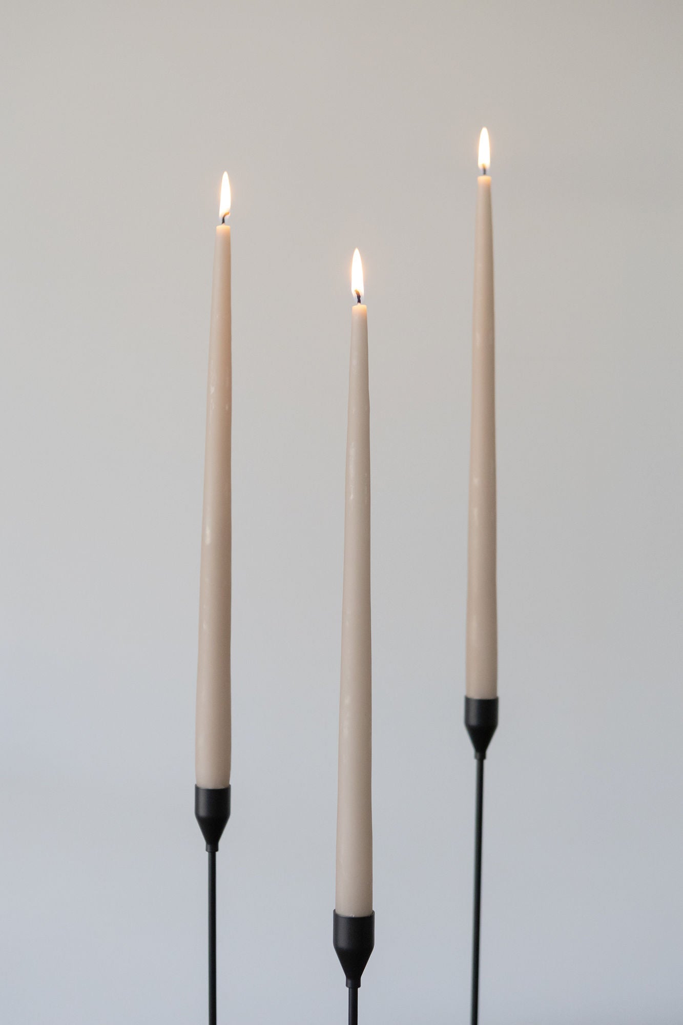 Black Matt Candlesticks