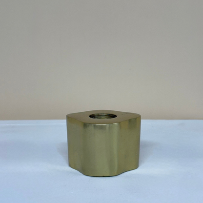 Candlestick - Chrome & Gold