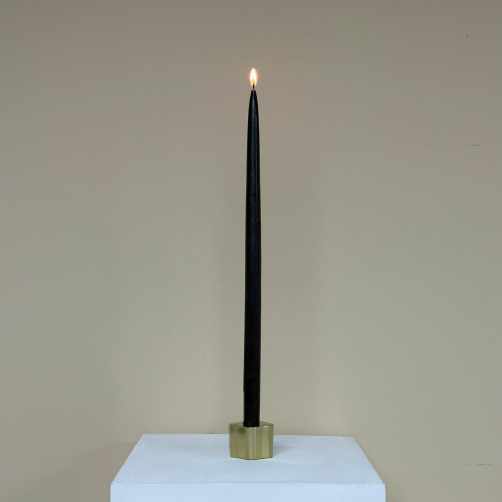 Candlestick - Chrome & Gold