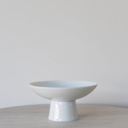 White Footed Ceramic Bowl