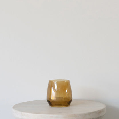 Amber Glass Vase