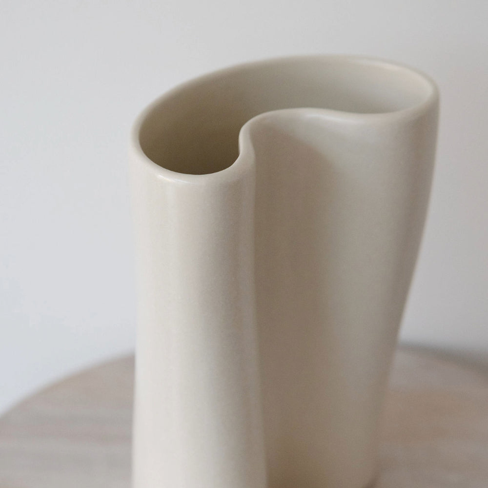 Waved Ceramic Vase - Large