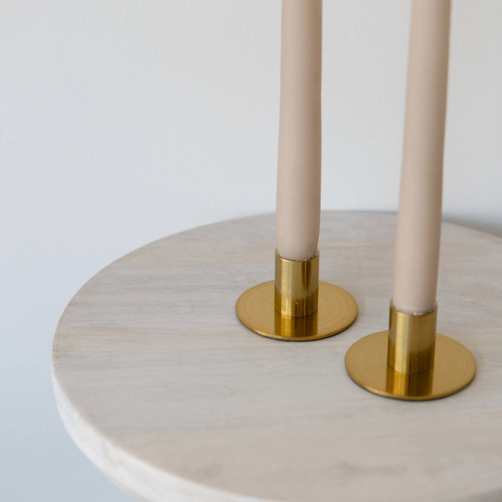 Gold Brushed Candlestick