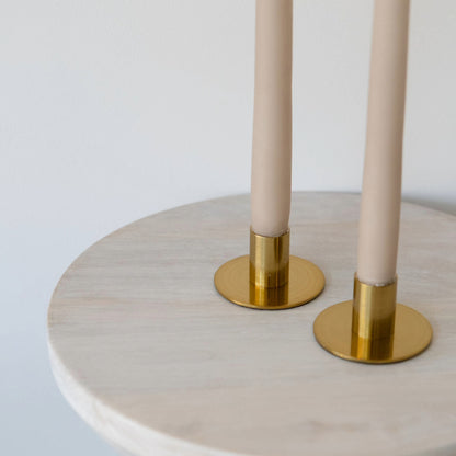 Gold Brushed Candlestick