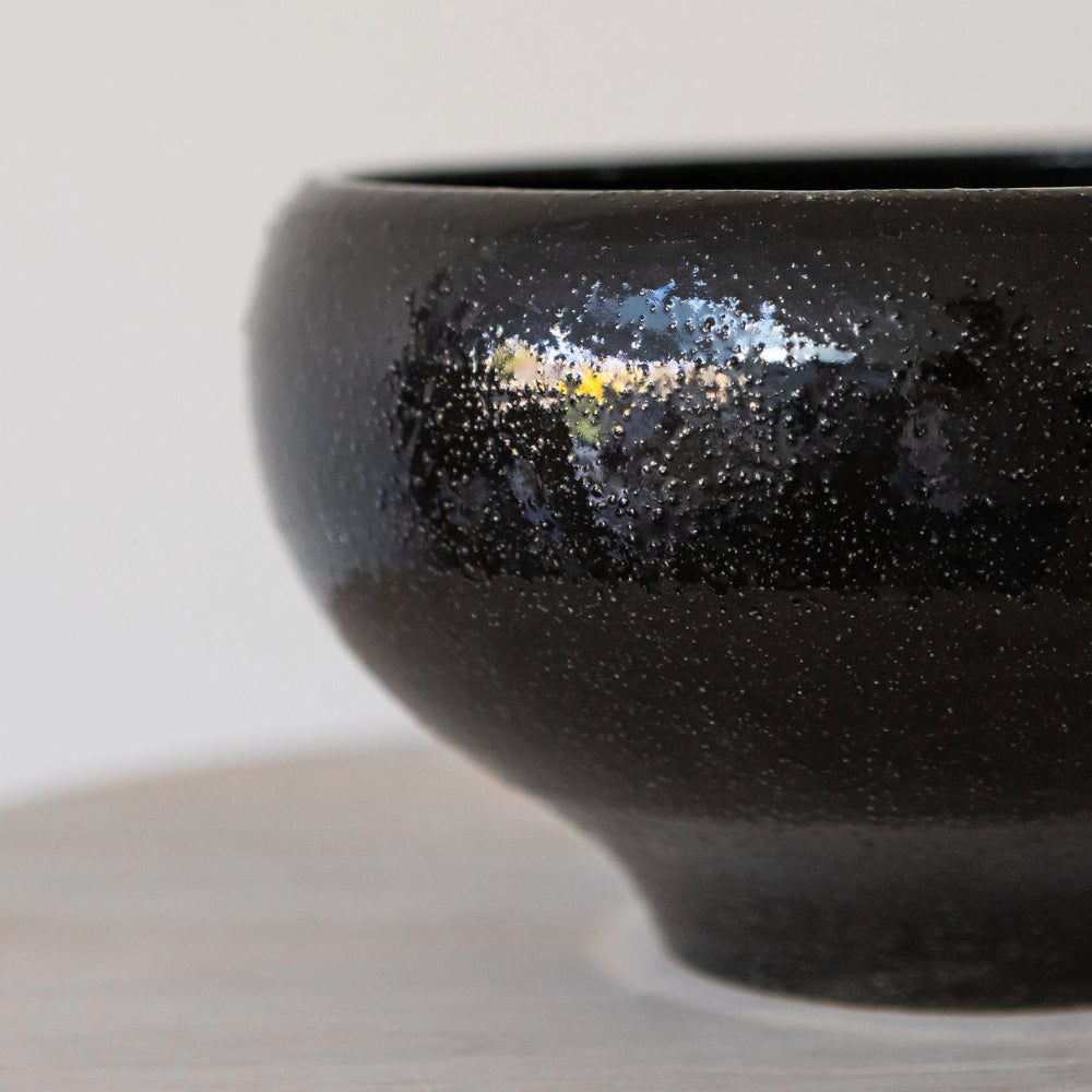 Black Ceramic Bowl