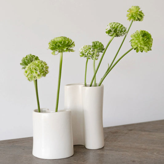 Waved Ceramic Vase - Large