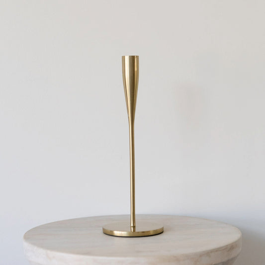 Gold Matt Candlestick