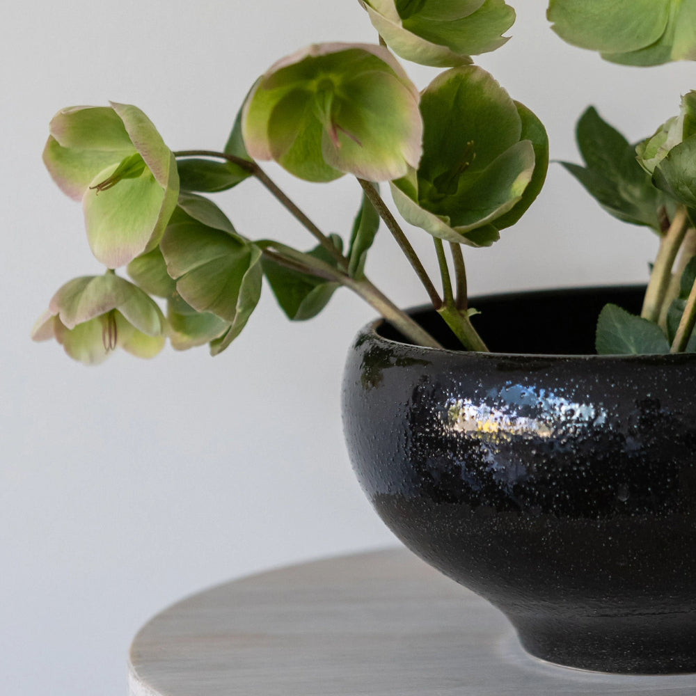 Black Ceramic Bowl