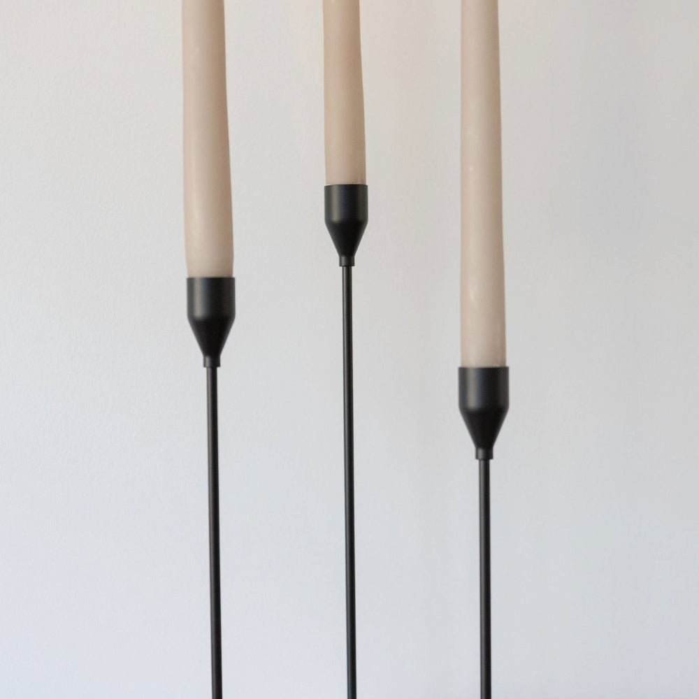 Black Matt Candlesticks
