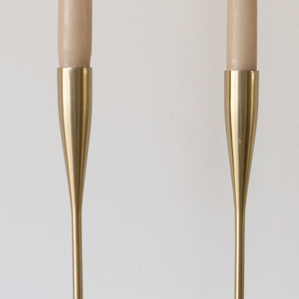 Gold Matt Candlestick