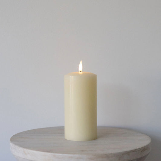 Ivory Church Candles LED - Tall