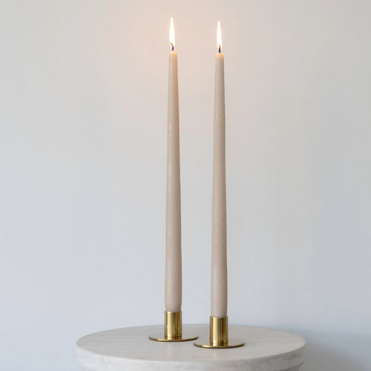 Gold Brushed Candlestick