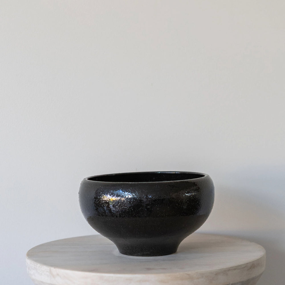 Black Ceramic Bowl