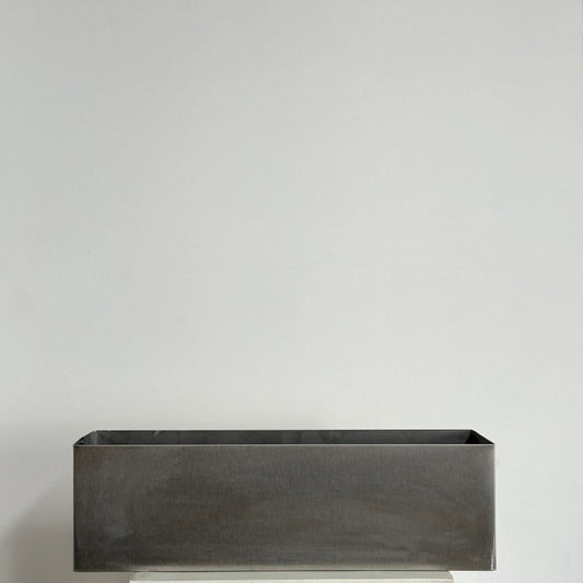 Chrome Rectangular Vase