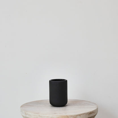 Black vase