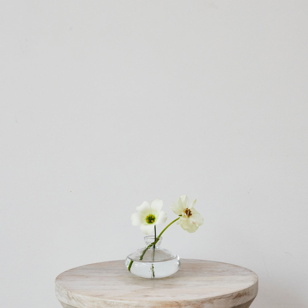 Glass Bud Vase - Low