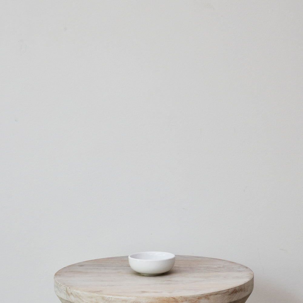 White Ikebana Bowl