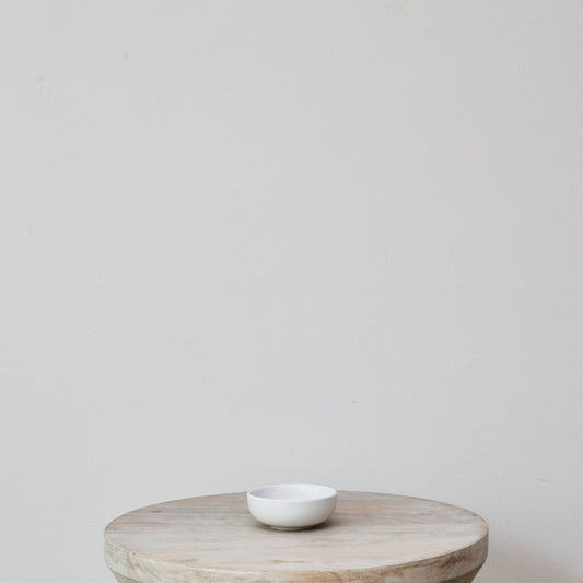 White Ikebana Bowl