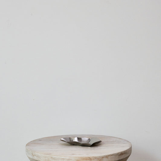 Chrome Ikebana Bowl