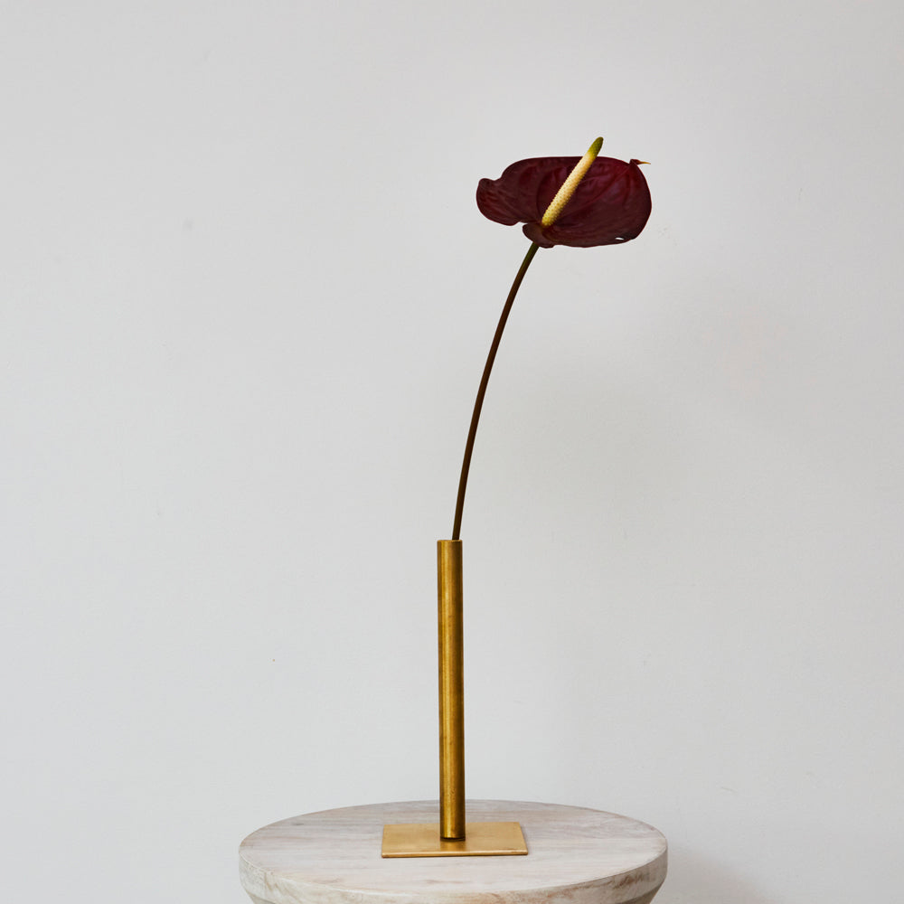 Brushed Brass Bud Vases
