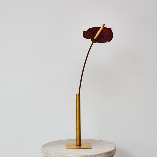 Brushed Brass Bud Vases