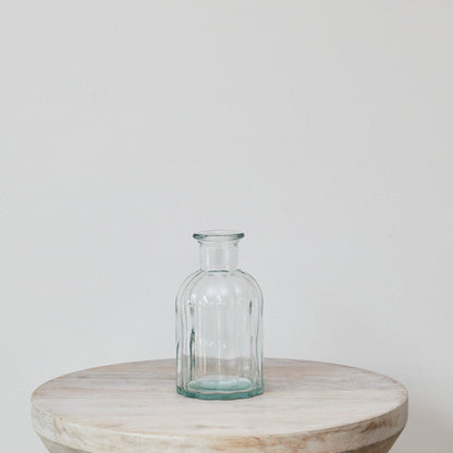 Glass Ribbed Vases