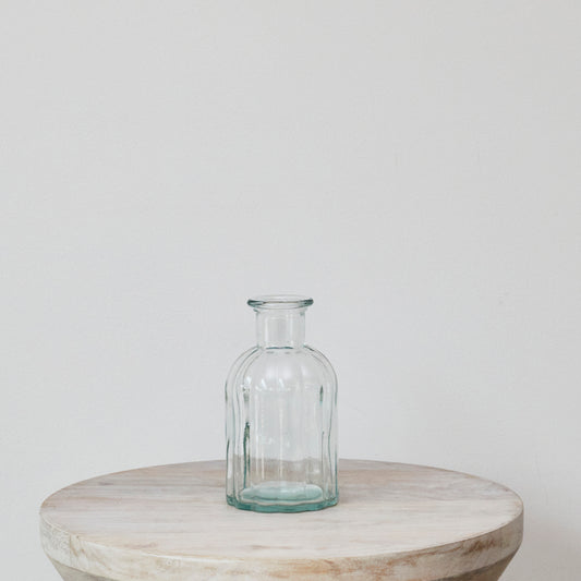 Glass Ribbed Vases