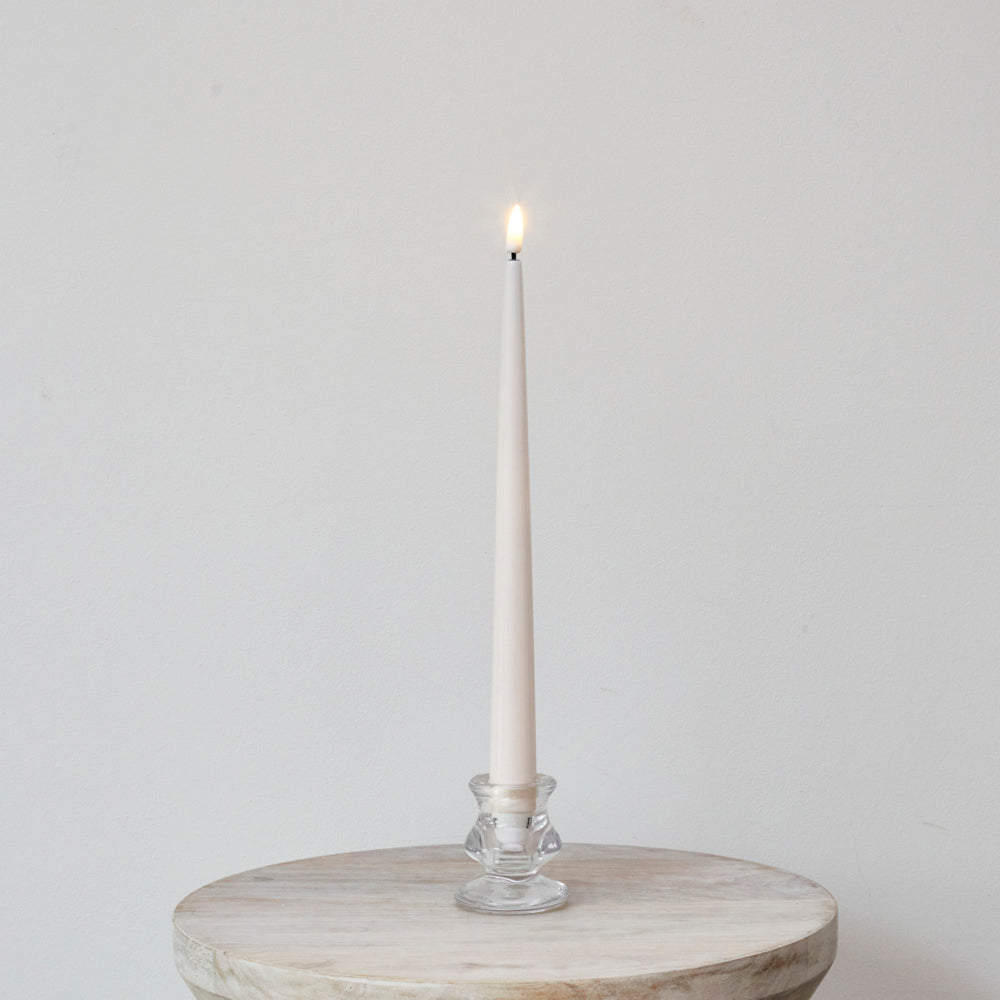 Cream Taper Candle LED