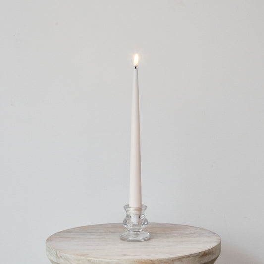 Cream Taper Candle LED