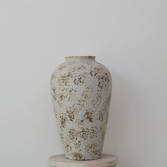 Grey Dappled Ceramic Urn