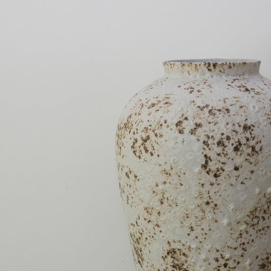 Grey Dappled Ceramic Urn