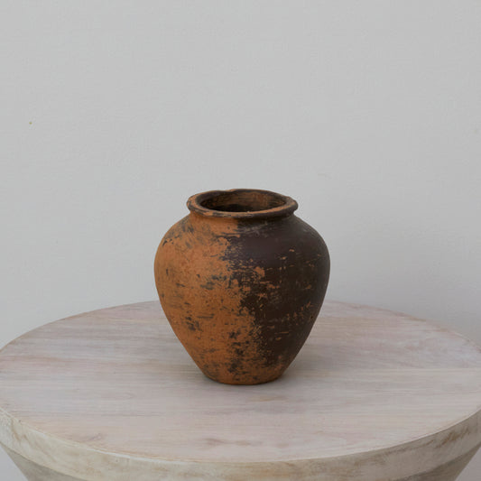 Terracotta Textured Clay pot