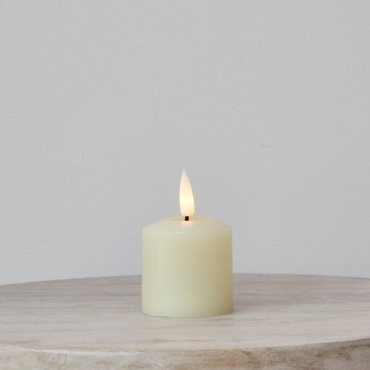 Ivory Tealight Candle LED - Medium