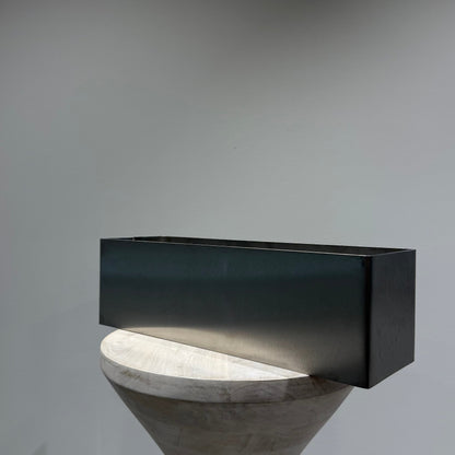 Chrome Rectangular Vase
