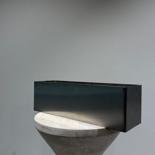 Chrome Rectangular Vase