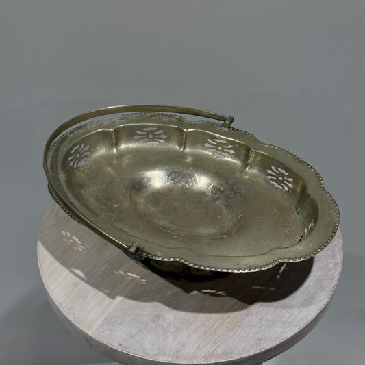 Gold Oval Dish