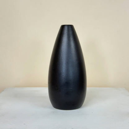Black Ceramic Bud Vase - Med