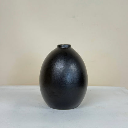 Black Ceramic Bud Vase - Low I