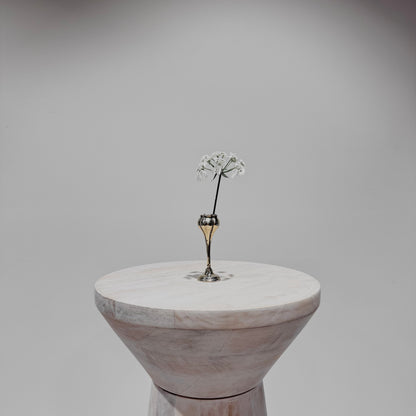 Silver Tulip Bud Vase - small
