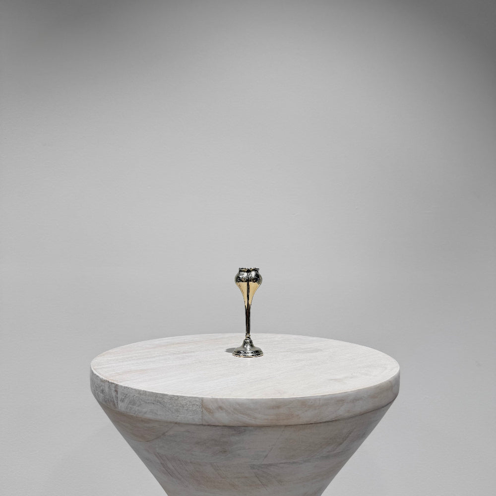 Silver Tulip Bud Vase - small