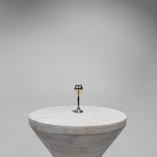 Silver Tulip Bud Vase - small
