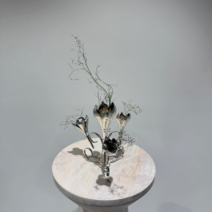 Silver Vine Bud Vase – Five Stem