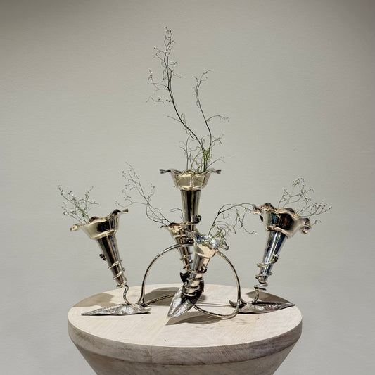 Silver Vine Bud Vase – Five Stem