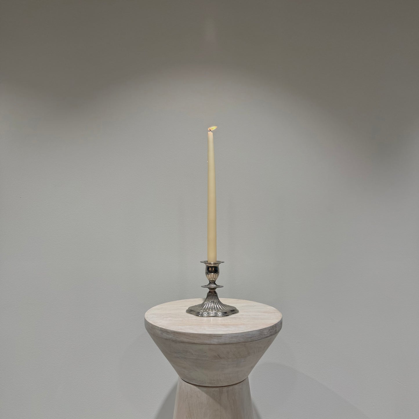 Silver Gadrooned Candlestick