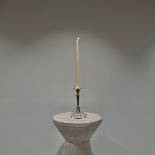 Silver Ornate Candlestick