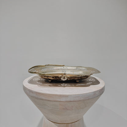 Gold Oval Dish